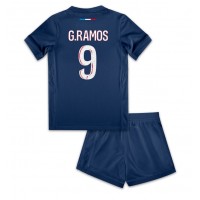 Paris Saint-Germain Goncalo Ramos #9 Hemmatröja Barn 2024-25 Kortärmad (+ Korta byxor)